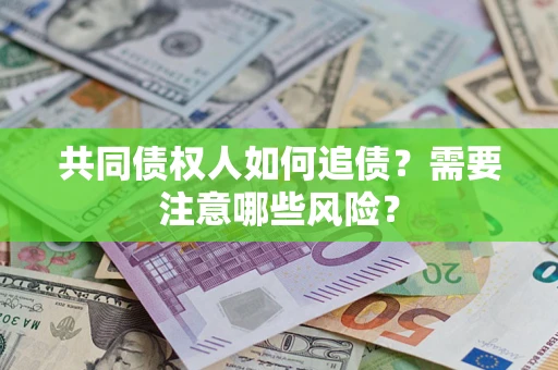 武汉共同债权人如何追债？需要注意哪些风险？