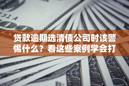 武汉贷款逾期选清债公司时该警惕什么？看这些案例学会打翻身仗
