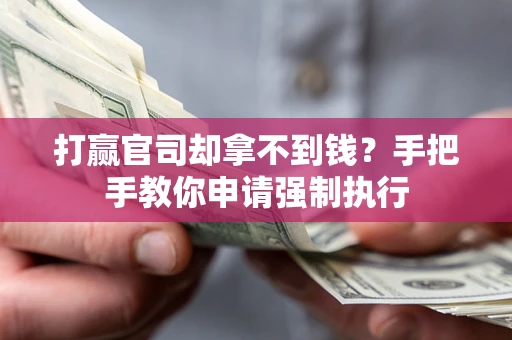 武汉打赢官司却拿不到钱？手把手教你申请强制执行