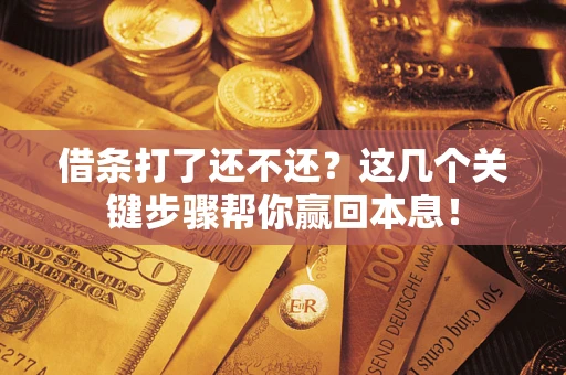 武汉借条打了还不还？这几个关键步骤帮你赢回本息！