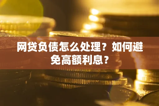 武汉网贷负债怎么处理？如何避免高额利息？