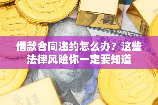 武汉借款合同违约怎么办？这些法律风险你一定要知道