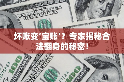 武汉坏账变‘宝账’？专家揭秘合法翻身的秘密！