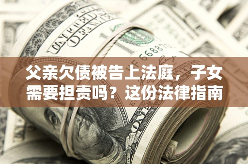 武汉父亲欠债被告上法庭，子女需要担责吗？这份法律指南必须看完