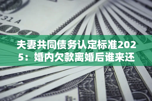 武汉夫妻共同债务认定标准2025:婚内欠款离婚后谁来还? 武汉夫妻共同债务认定标准2025:婚内欠款离婚后谁来还?