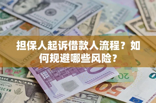 武汉担保人起诉借款人流程？如何规避哪些风险？