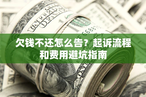 武汉欠钱不还怎么告?起诉流程和费用避坑指南 武汉欠钱不还怎么告?起诉流程和费用避坑指南