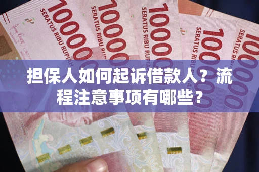 武汉担保人如何起诉借款人？流程注意事项有哪些？
